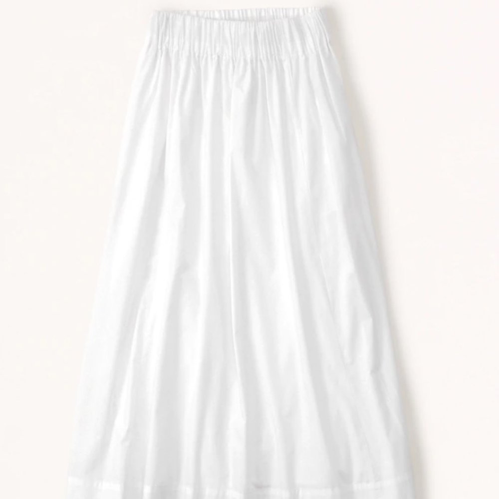 Abercrombie and Fitch Resort Volume Maxi Skirt